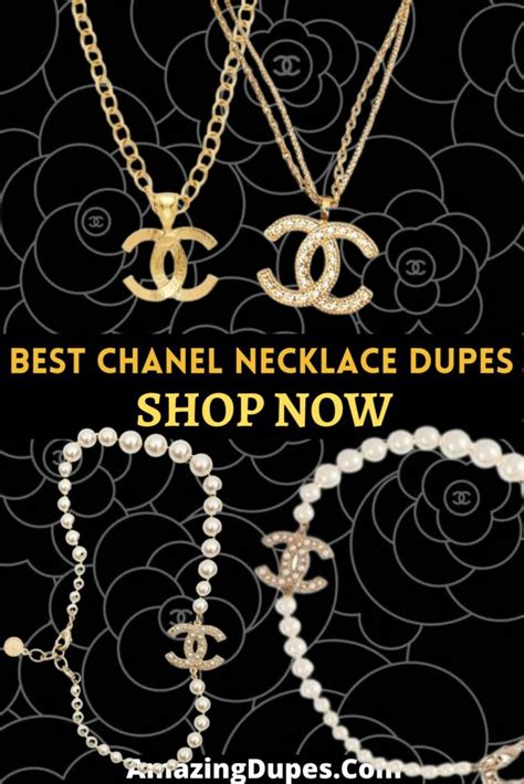 chanel amazon dupe|Chanel knockoff necklaces.